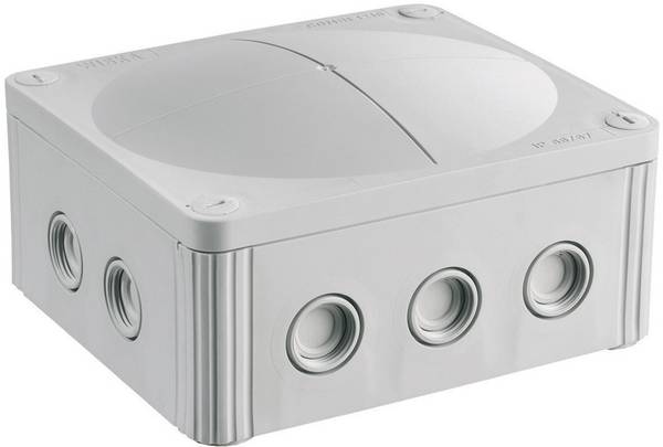 Wiska 10101459 Cassetta di derivazione (L x L x A) 160 x 140 x 81 mm Grigio IP66/IP67 1 pz.