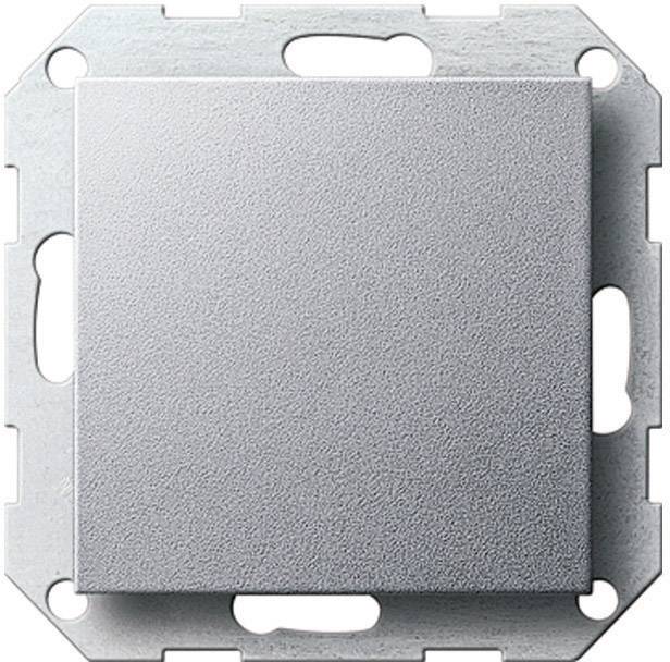 GIRA Interruttore Placca di copertura Commutatore, Interruttore, Interruttore a croce System 55, Standard 55, E2, Event, Event Chiara, Event Opaca, Esprit, ClassiX Alluminio 0296 26 1 pz.