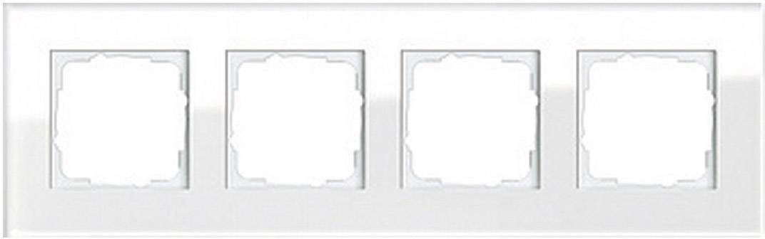 GIRA Interruttore 4 vie Telaio di copertura Esprit, Standard 55 Bianco 1 pz.