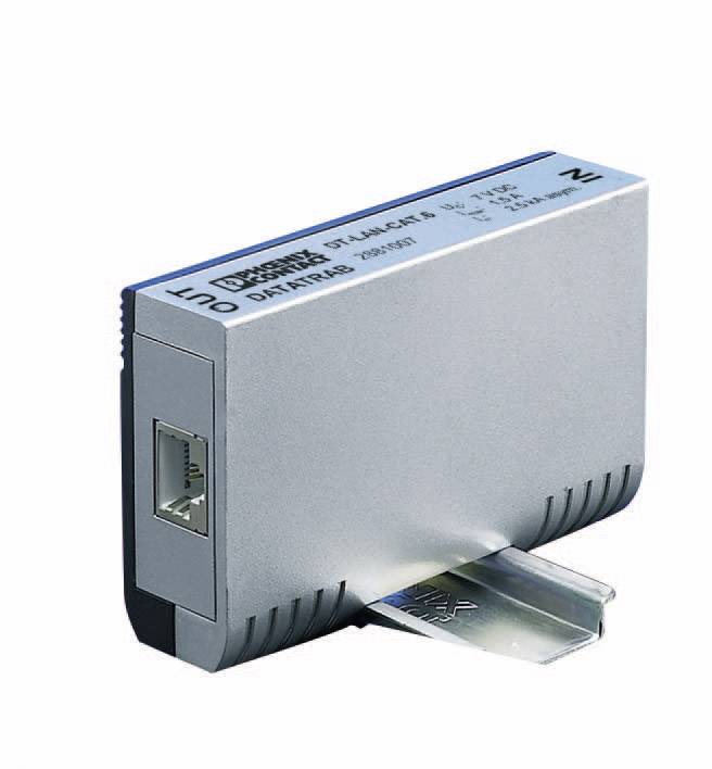 Phoenix Contact 2881007 DT-LAN-CAT.6+ Presa protezione sovratensioni Protezione da sovratensioni per: Armadi di distribuzione, Rete (RJ45) 2 kA 1 pz.
