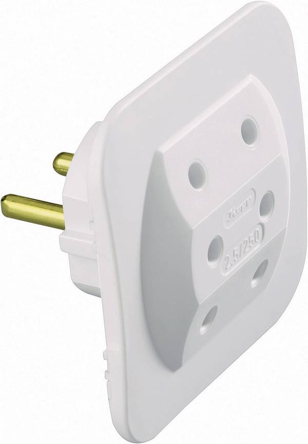 Kopp 1749.0200.5 3 scomparti Multipresa Bianco