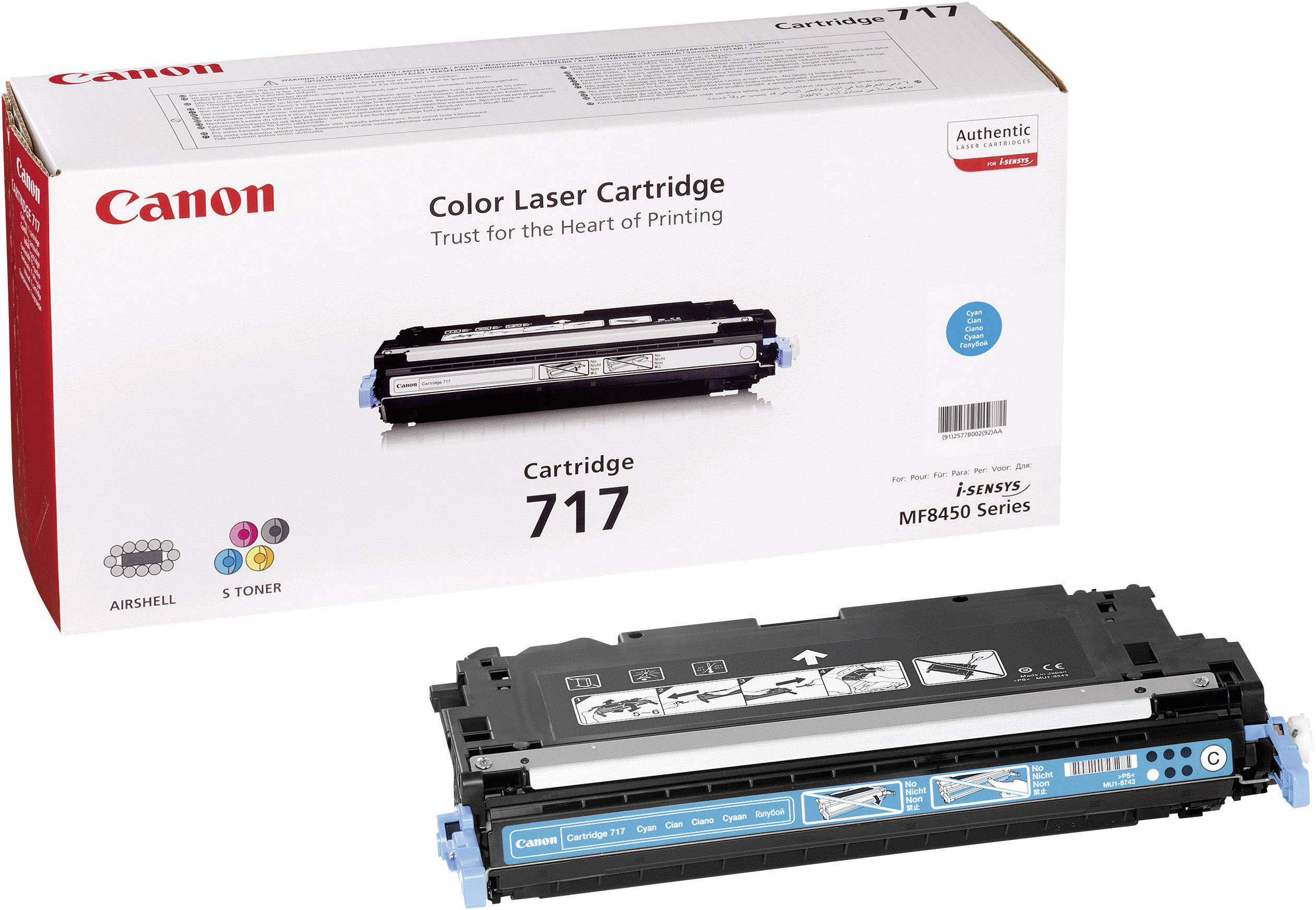 Canon 717 cartuccia toner 1 pz Originale Ciano-0