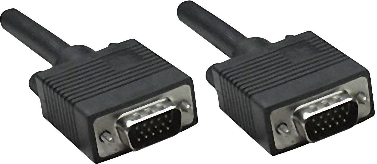 Due connettori VGA neri con multiple spine e alloggiamento metallico rettangolare.