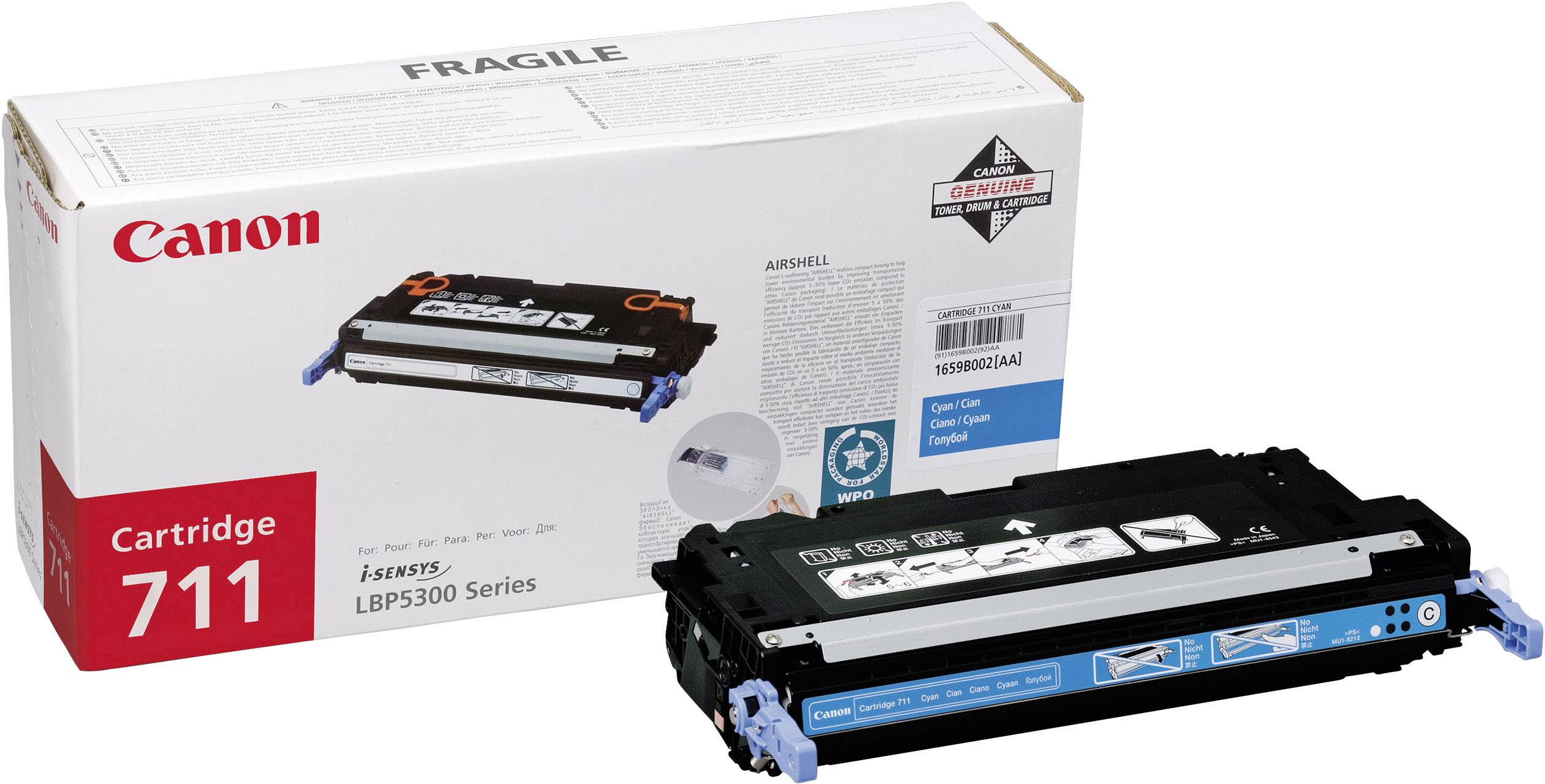 TONER CANON 711C CIANO 6000PP X LBP-5300 LBP-5360 MF9130-0