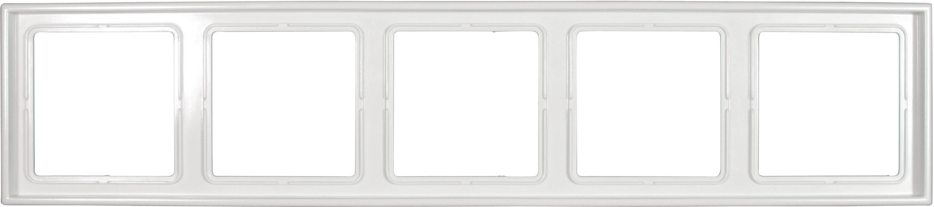 Jung 5 scomparti Telaio di copertura LS 990 Bianco alpino LS 985 WW 1 pz.