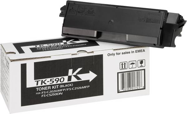 Kyocera Cartuccia toner TK-590K 1T02KV0NL0 Originale Nero 7000 pagine