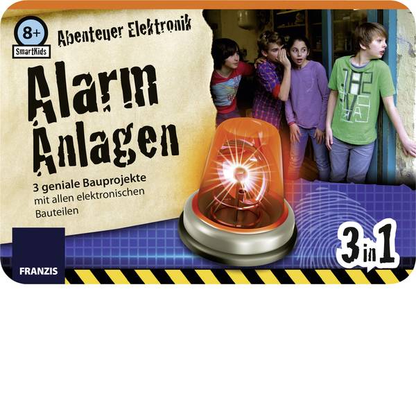 Pacchetti di apprendimento elettrici ed elettronici - Franzis Verlag SmartKids Abenteuer Elektronik Alarm Anlagen 65217 Kit da costruire da 8 anni - Pacchetti di apprendimento elettrici ed elettronici - Franzis Verlag SmartKids Abenteuer Elektronik Alarm Anlagen 65217 Kit da costruire da 8 anni -