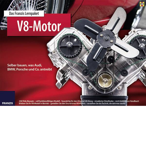Kit esperimenti e pacchetti di apprendimento - Franzis Verlag 65207 V8-Motor Pacchetto di apprendimento da 14 anni - Kit esperimenti e pacchetti di apprendimento - Franzis Verlag 65207 V8-Motor Pacchetto di apprendimento da 14 anni -