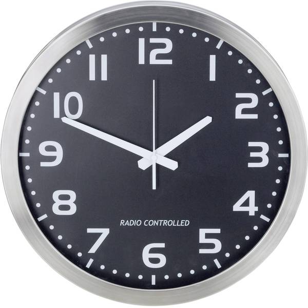 Orologi da parete - M601508 Radiocontrollato Orologio da parete 40 cm Alluminio - Orologi da parete - M601508 Radiocontrollato Orologio da parete 40 cm Alluminio -