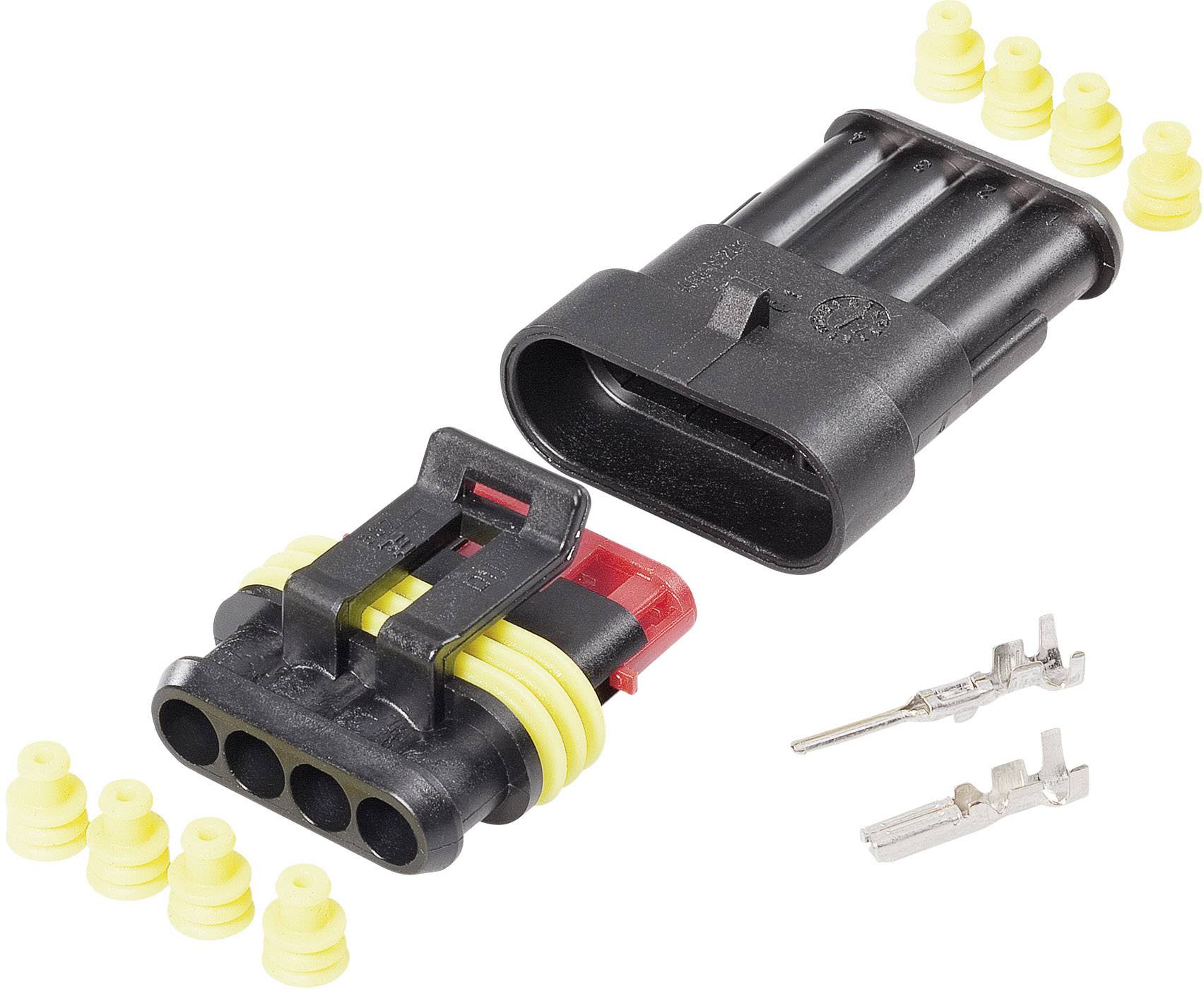TE Connectivity KIT Superseal AMPSuperseal 1.5mm Series Totale poli 4