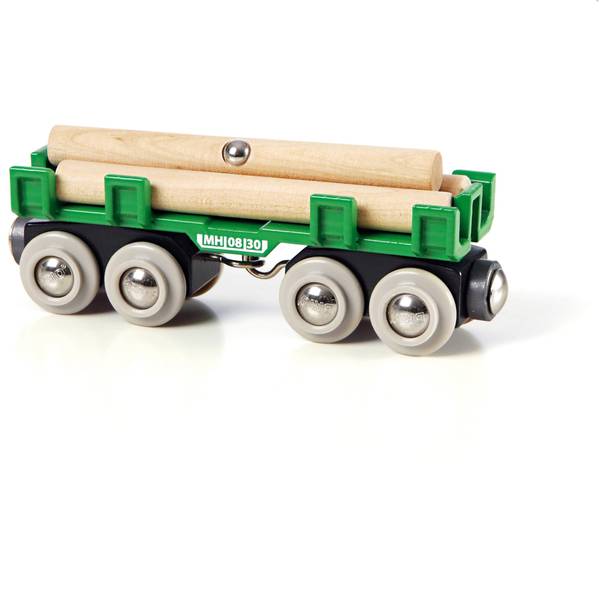 Trenini e binari per bambini - Brio Waggon mit Holzladung 33696002 - Trenini e binari per bambini - Brio Waggon mit Holzladung 33696002 -
