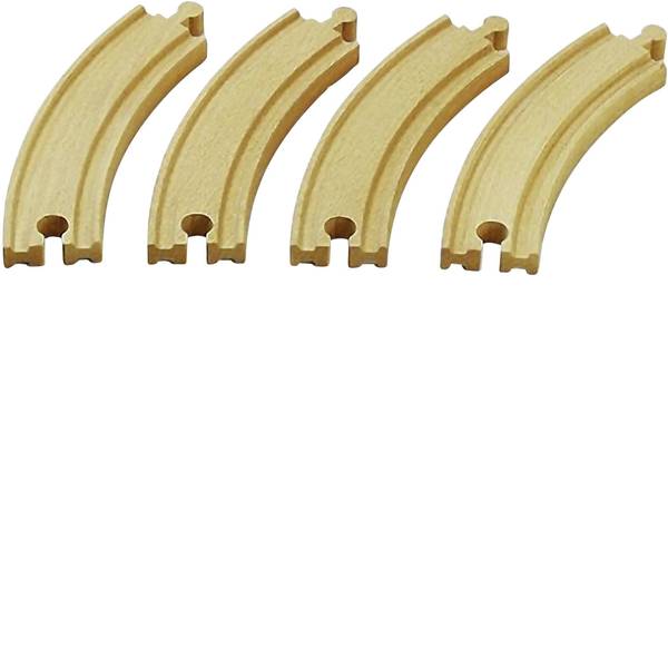 Trenini e binari per bambini - Brio BRIO 1/1 Gebogene Gleise (E) 4 Stück 33342004 - Trenini e binari per bambini - Brio BRIO 1/1 Gebogene Gleise (E) 4 Stück 33342004 -