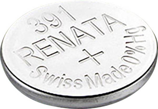 Renata Batteria a bottone 391 1.55 V 1 pz. 50 mAh Ossido d'argento