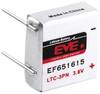 EVE EF651615 Batteria speciale LTC-3PN terminali a saldare a U Litio 3.6 V 400 mAh 1 pz.