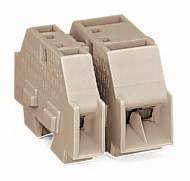 WAGO 262-281 Morsetto singolo 12 mm A molla Attribuzione: L Grigio 100 pz. Imballo