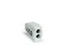 WAGO 773-492 Morsettiera flessibile: - rigido: 0.75-2.5 mm² Numero Poli (num): 2 1000 pz. Grigio luminescente
