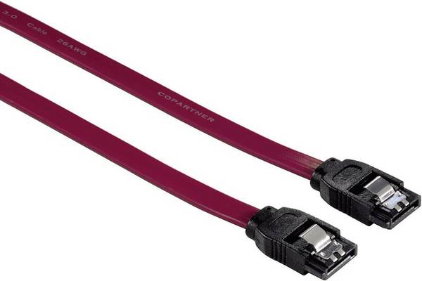 Hama 00054574 cavo SATA 045 m Rosso