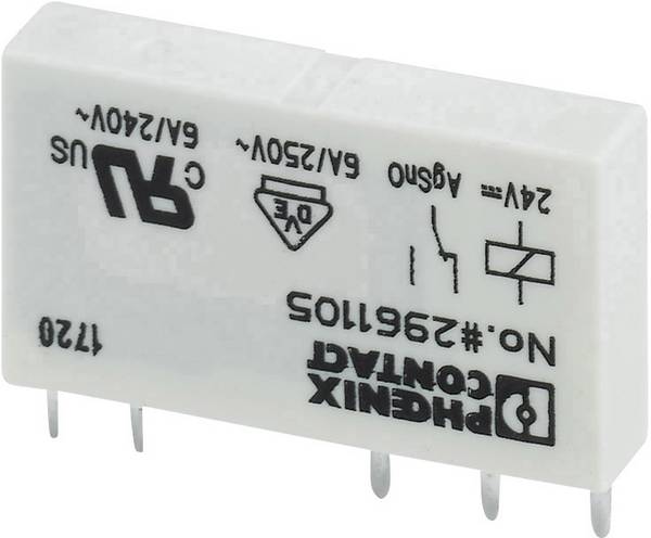 Phoenix Contact REL-MR- 24DC/21 Relè per PCB 24 V/DC 6 A 1 scambio 1 pz.