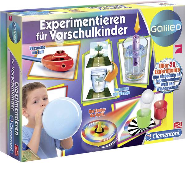 Kit esperimenti e pacchetti di apprendimento - Clementoni 69252.1 Galileo-Experimentieren f. Vorschulk. Kit per esperimenti - Kit esperimenti e pacchetti di apprendimento - Clementoni 69252.1 Galileo-Experimentieren f. Vorschulk. Kit per esperimenti -