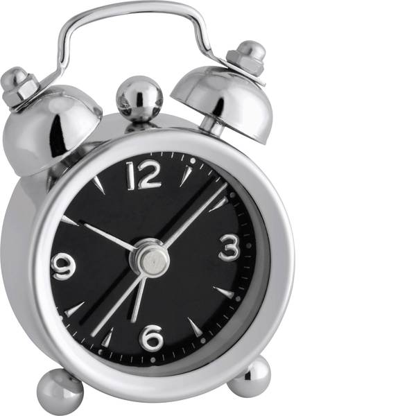 Sveglie - TFA 60.1000.01 Quarzo Sveglia Cromato Tempi di allarme 1 - Sveglie - TFA 60.1000.01 Quarzo Sveglia Cromato Tempi di allarme 1 -