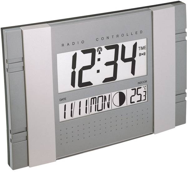 Orologi da parete - Techno Line 02666 WS 8001 Radiocontrollato Orologio da parete 290 mm x 25 mm x 190 mm Grigio - Orologi da parete - Techno Line 02666 WS 8001 Radiocontrollato Orologio da parete 290 mm x 25 mm x 190 mm Grigio -