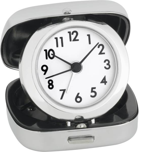 Sveglie - TFA 60-1012 Quarzo Sveglia Argento Tempi di allarme 1 - Sveglie - TFA 60-1012 Quarzo Sveglia Argento Tempi di allarme 1 -