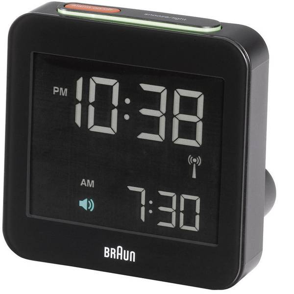 Sveglie - Braun 66018 Radiocontrollato Sveglia Nero Tempi di allarme 1 - Sveglie - Braun 66018 Radiocontrollato Sveglia Nero Tempi di allarme 1 -