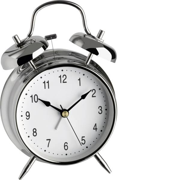 Sveglie - TFA 98.1043 Quarzo Sveglia Argento Tempi di allarme 1 - Sveglie - TFA 98.1043 Quarzo Sveglia Argento Tempi di allarme 1 -