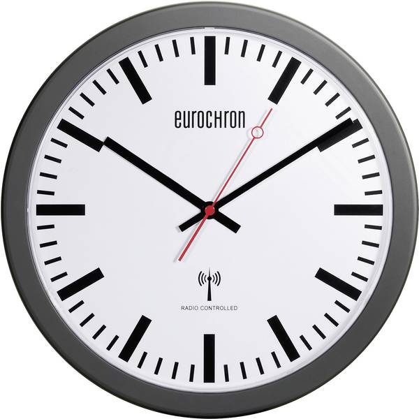 Orologi da parete - Eurochron EFWU 3600 Radiocontrollato Orologio da parete 30 cm x 3.7 cm Nero - Orologi da parete - Eurochron EFWU 3600 Radiocontrollato Orologio da parete 30 cm x 3.7 cm Nero -