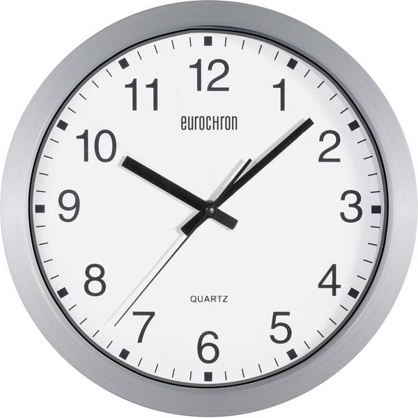 Orologi da parete - Eurochron A3199 Quarzo Orologio da parete 30.5 cm x 3.8 cm Argento - Orologi da parete - Eurochron A3199 Quarzo Orologio da parete 30.5 cm x 3.8 cm Argento -