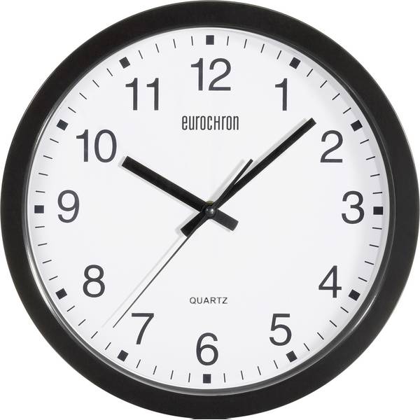 Orologi da parete - Eurochron A3199 Quarzo Orologio da parete 30.5 cm x 3.8 cm Nero - Orologi da parete - Eurochron A3199 Quarzo Orologio da parete 30.5 cm x 3.8 cm Nero -