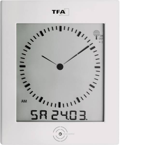 Orologi da parete - TFA 60.4506 Radiocontrollato Orologio da parete 220 mm x 265 mm x 31 mm Argento - Orologi da parete - TFA 60.4506 Radiocontrollato Orologio da parete 220 mm x 265 mm x 31 mm Argento -