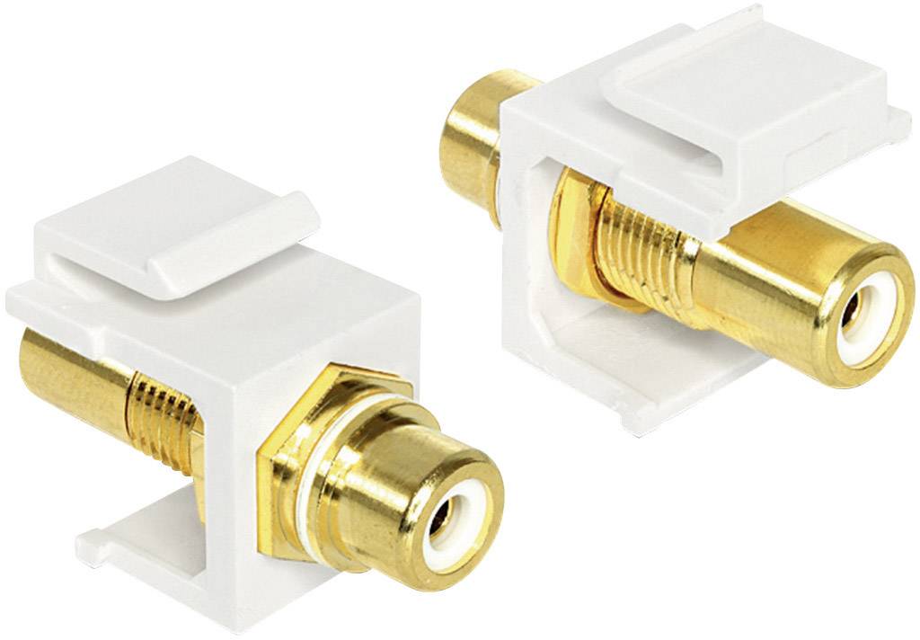 Delock 1982594 1982594 RCA Audio Adattatore [1x Presa RCA - 1x Presa RCA] Bianco-0