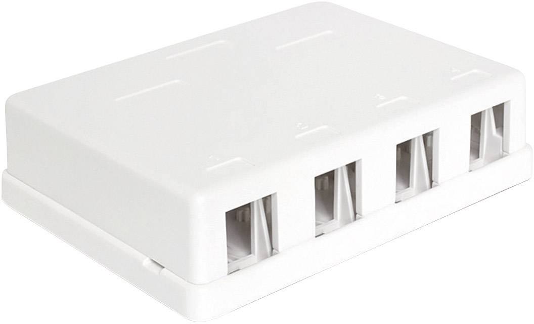 Delock Zubehör Netzwerk 4 Porte Patchpanel di rete Cavi 1 U Multicolore senza connettori-0