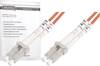 Digitus DK-2533-02/3 Fibra ottica Fibra ottica Cavo 2.00 m Turchese [1x Spina LC - 1x Spina LC] 50/125 µ Multimode OM3