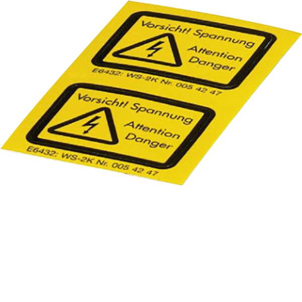 Targhette di avvertenza - Targhetta combinata di pericolo Attenzione Vorsicht! Spannung Pellicola adesiva 10 pz. - Targhette di avvertenza - Targhetta combinata di pericolo Attenzione Vorsicht! Spannung Pellicola adesiva 10 pz. -