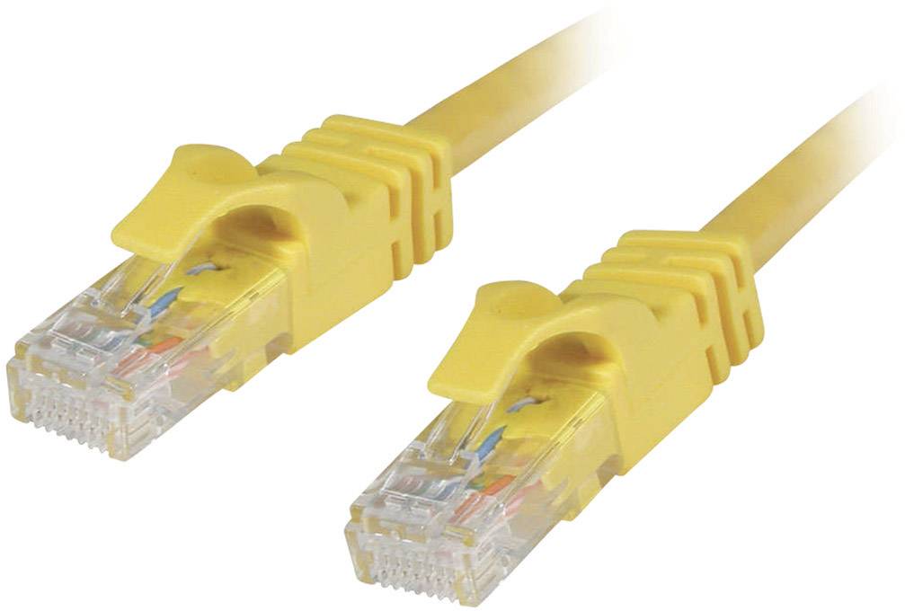 C2G 83465 RJ45 Cavo di rete, cavo patch CAT 6 U/UTP 0.50 m Giallo 1 pz.