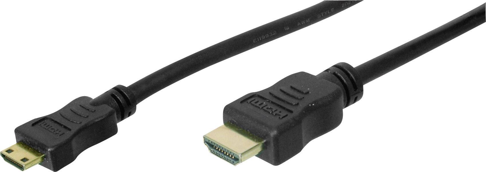 DIGITUS ASSMANN - HDMI-Kabel - HDMI männlich zu 19 pin mini HDMI Type C männlich-0