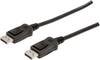 Digitus DisplayPort Cavo Spina DisplayPort, Spina DisplayPort 10.00 m Nero AK-340100-100-S Cavo Displayport