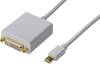 Digitus AK-340406-001-W DisplayPort / DVI Adattatore [1x Spina Mini DisplayPort - 1x Presa DVI 24+5 poli] Bianco 15.00 cm