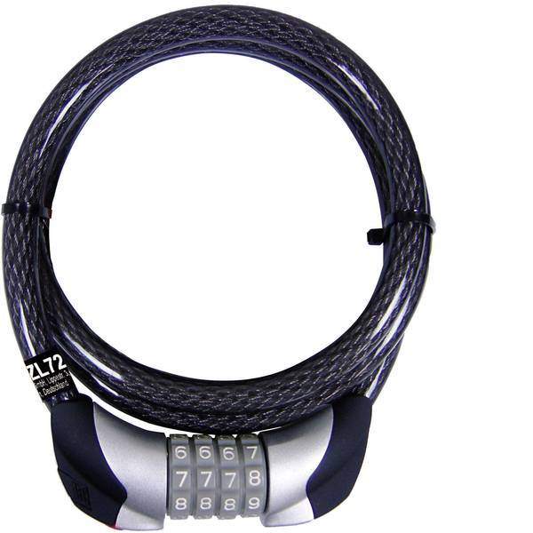 Lucchetti da bicicletta - Lucchetto a cavo Security Plus ZL72 Nero Lucchetto a codice - Lucchetti da bicicletta - Lucchetto a cavo Security Plus ZL72 Nero Lucchetto a codice -