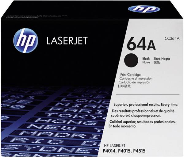 HP 64A CC364A Toner  Nero 10000 pagine Originale Cartuccia toner