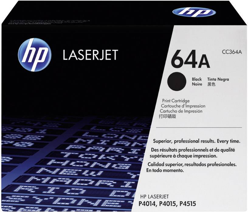 Cartuccia toner nero HP LaserJet 64A. Compatibile con i modelli P4014, P4015, P4515. Qualità di stampa di alta qualità per risultati professionali.