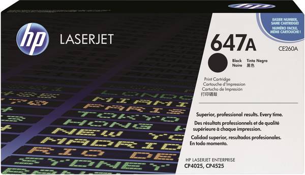 HP 647A CE260A Toner  Nero 8500 pagine Originale Cartuccia toner