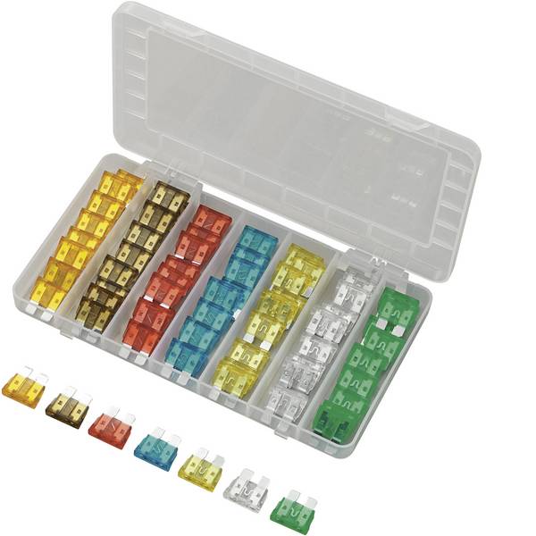 Fusibili per auto - Fusibile piatto standard 5 A, 7.5 A, 10 A, 15 A, 20 A, 25 A, 30 A TRU COMPONENTS 1572249 70 pz. - Fusibili per auto - Fusibile piatto standard 5 A, 7.5 A, 10 A, 15 A, 20 A, 25 A, 30 A TRU COMPONENTS 1572249 70 pz. -