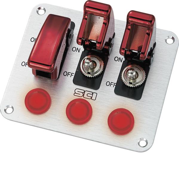 Interruttori per auto - TRU COMPONENTS Pannello di comando per auto TC-R18-P3A 12 V/DC 20 A 1 x Off / On Permanente 1 pz. - Interruttori per auto - TRU COMPONENTS Pannello di comando per auto TC-R18-P3A 12 V/DC 20 A 1 x Off / On Permanente 1 pz. -