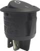 TRU COMPONENTS 1587655 Interruttore a bilanciere TC-R13-244A-02 BLACK 250 V/AC 10 A 2 x Off / On Permanente 1 pz.