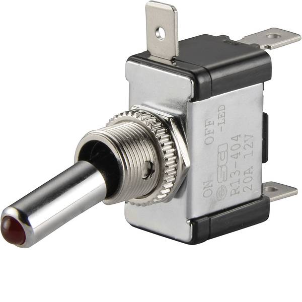Interruttori per auto - TRU COMPONENTS Interruttore a leva per auto TC-R13-404-SQ RED 12 V/DC 20 A 1 x Off / On Permanente 1 pz. - Interruttori per auto - TRU COMPONENTS Interruttore a leva per auto TC-R13-404-SQ RED 12 V/DC 20 A 1 x Off / On Permanente 1 pz. -