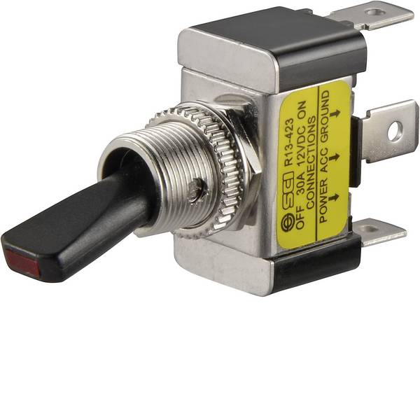 Interruttori per auto - TRU COMPONENTS Interruttore a leva per auto TC-R13-423L RED 12 V/DC 30 A 1 x Off / On Permanente 1 pz. - Interruttori per auto - TRU COMPONENTS Interruttore a leva per auto TC-R13-423L RED 12 V/DC 30 A 1 x Off / On Permanente 1 pz. -