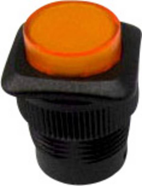 TRU COMPONENTS 1587741 TC-R13-508AL-05YL Pulsante 250 V/AC 1.5 A 1x Off / (On) Momentaneo Giallo 1 pz.